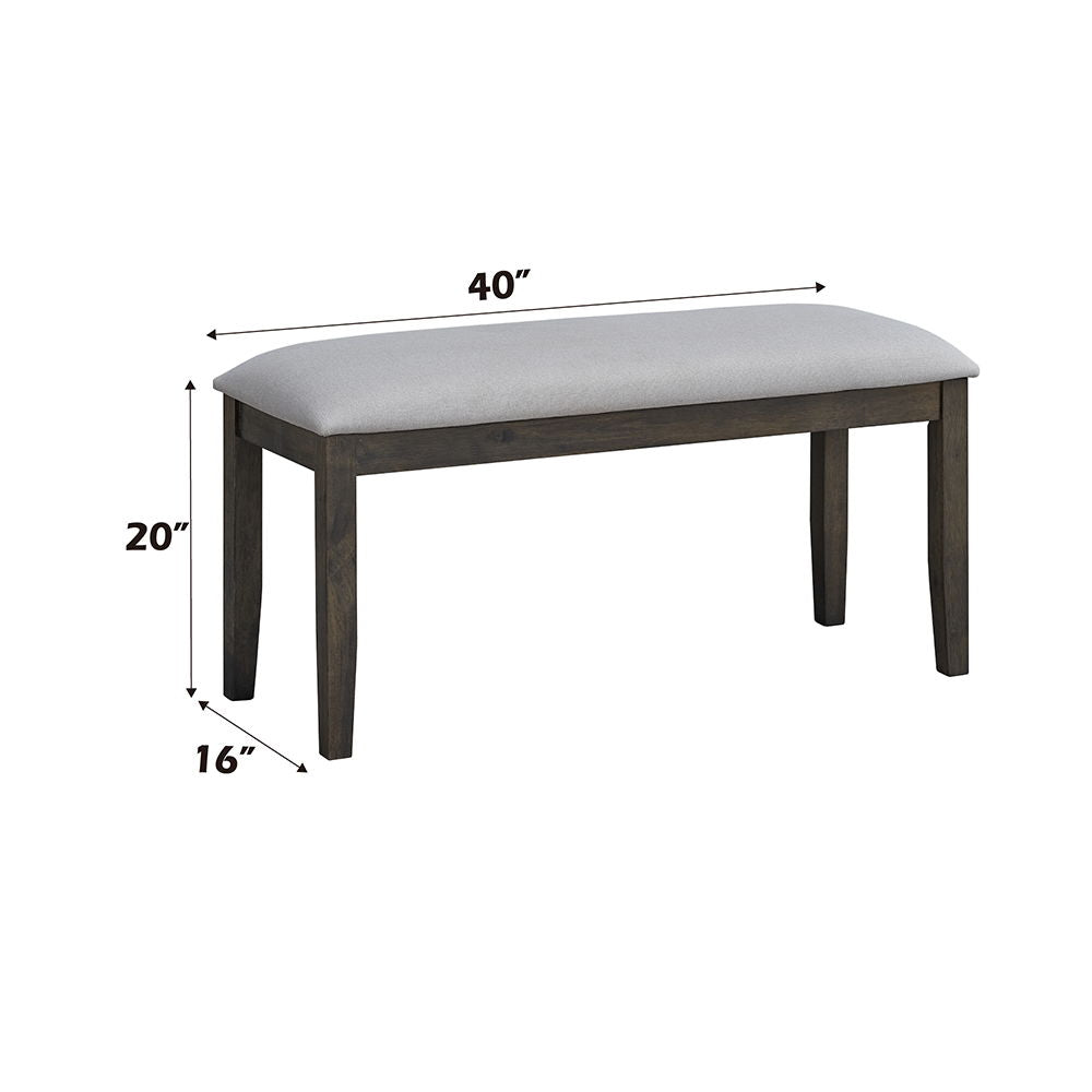 Marit - Bench - Gray Finish - Urban Living Furniture (Los Angeles, CA)