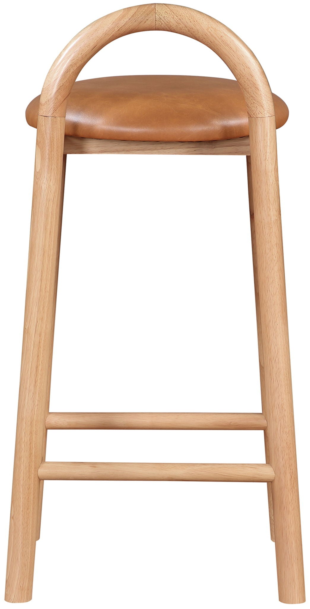 Calvin - Faux Leather Stool - Light Brown Legs - Urban Living Furniture (Los Angeles, CA)