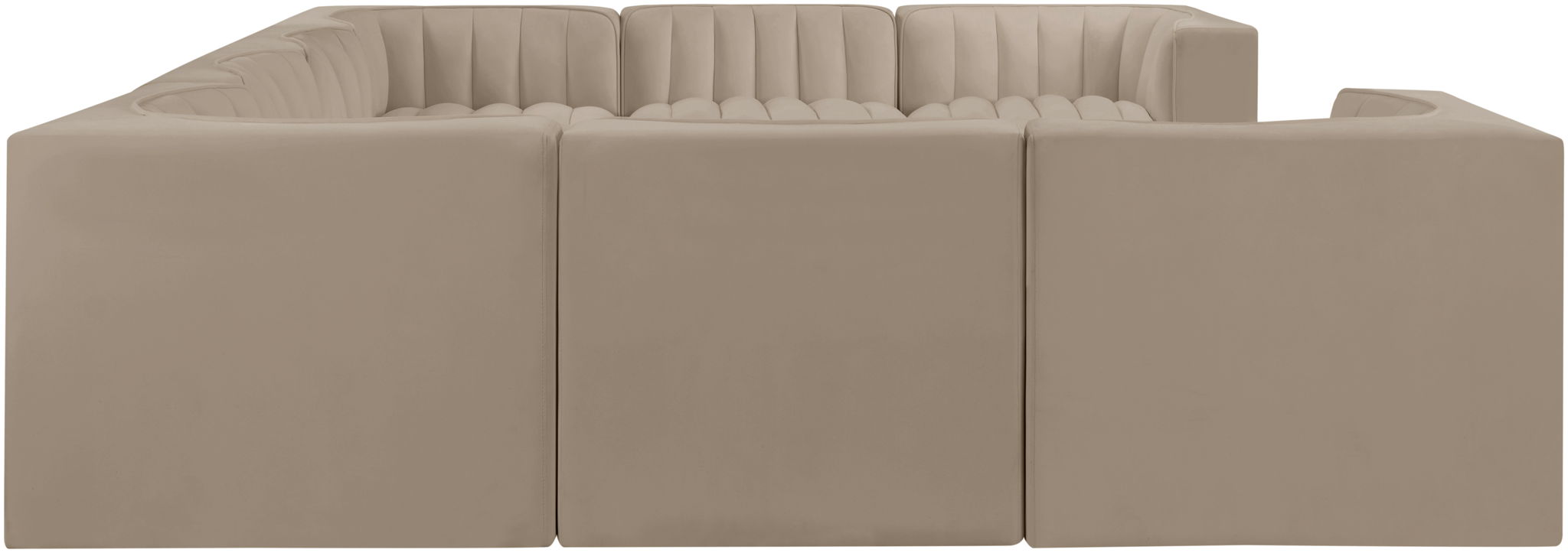 Rummi - Velvet Performance Fabric Upholstered Modular Sectional - Urban Living Furniture (Los Angeles, CA)