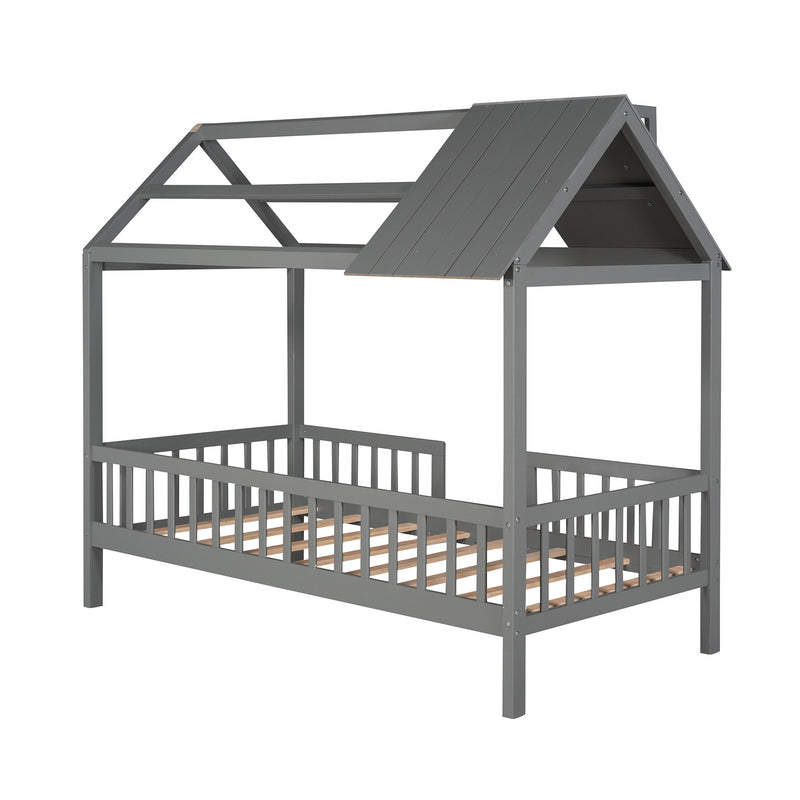 House Bed With Fence