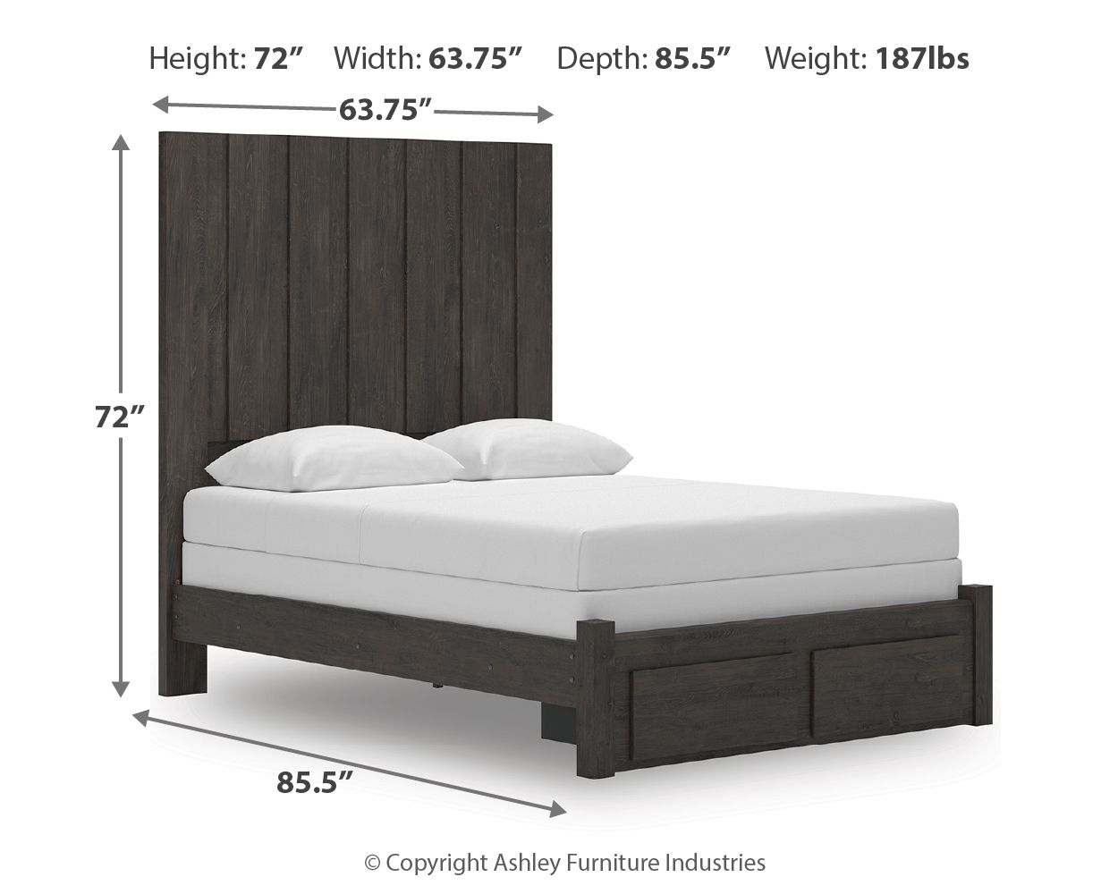 Fraluna - Panel Storage Bed - Urban Living Furniture (Los Angeles, CA)