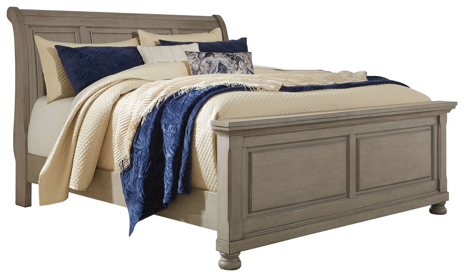 Lettner - Sleigh Bed - Urban Living Furniture (Los Angeles, CA)