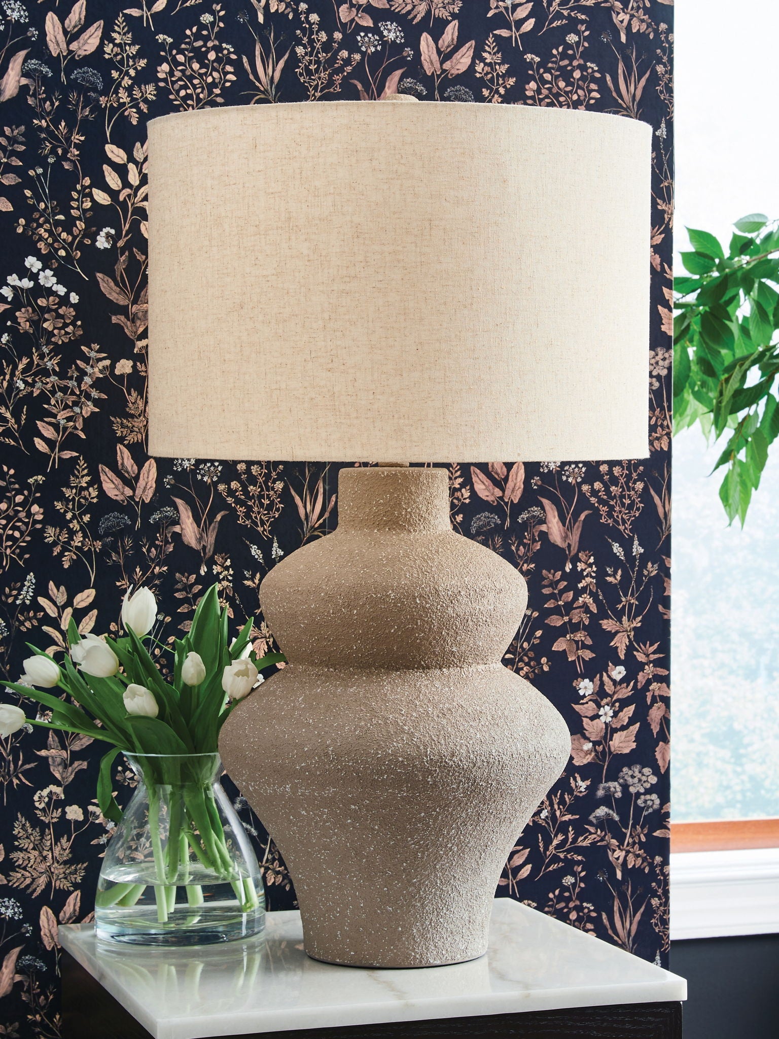 Jossleigh - Beige - Metal Table Lamp - Urban Living Furniture (Los Angeles, CA)