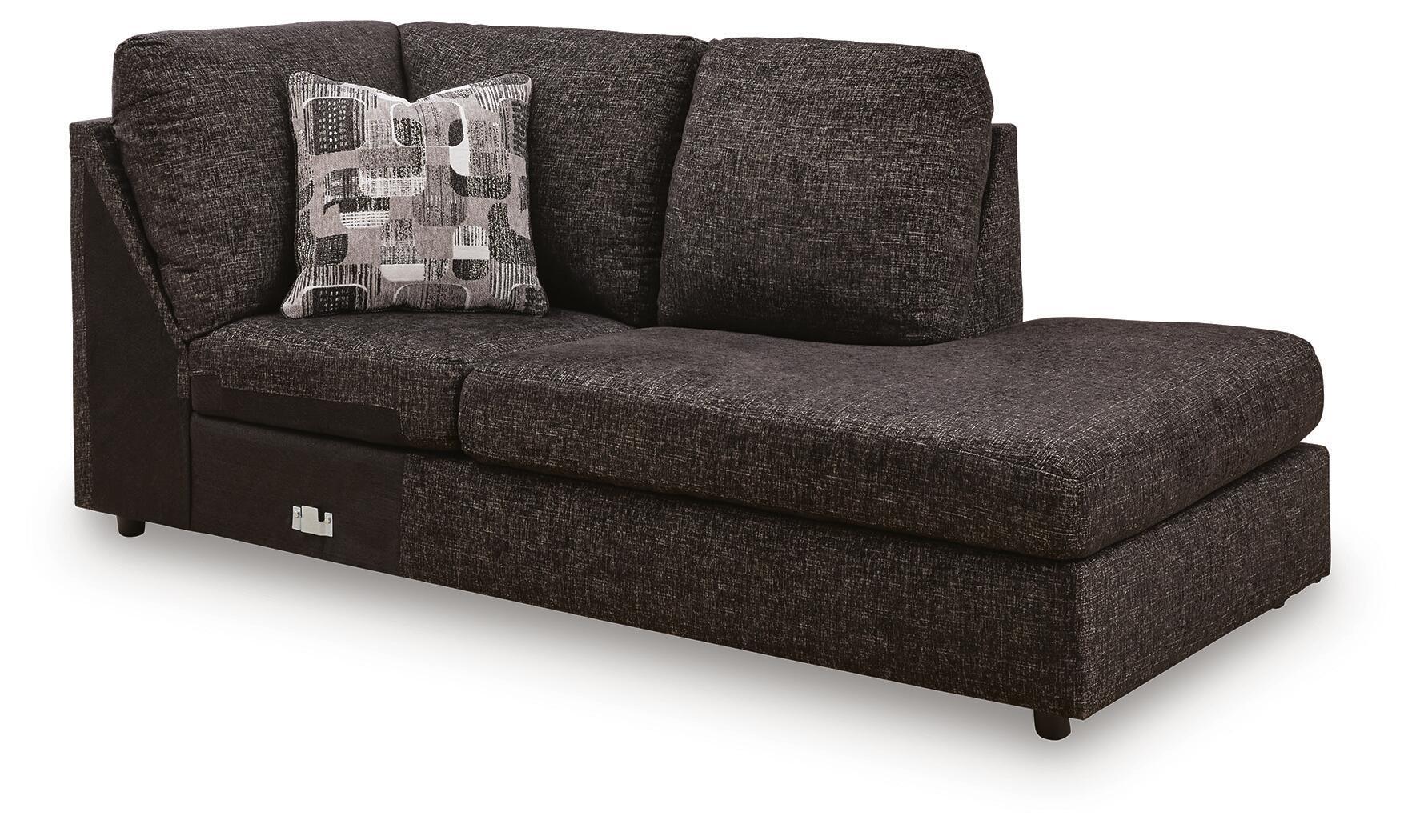 Lentiz - RAF Corner Chaise - Onyx - Urban Living Furniture (Los Angeles, CA)