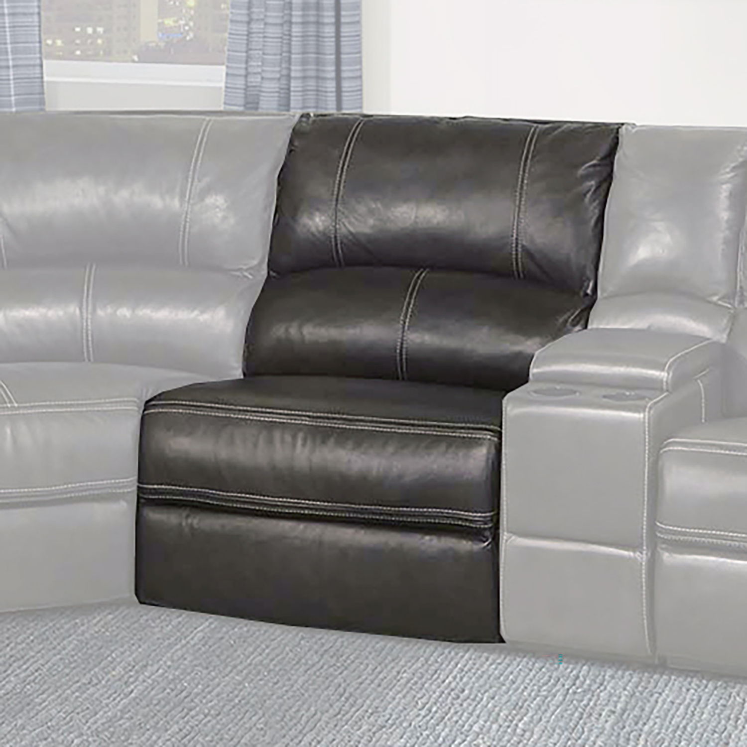 Swift - Power Armless Recliner - Twilight - Urban Living Furniture (Los Angeles, CA)