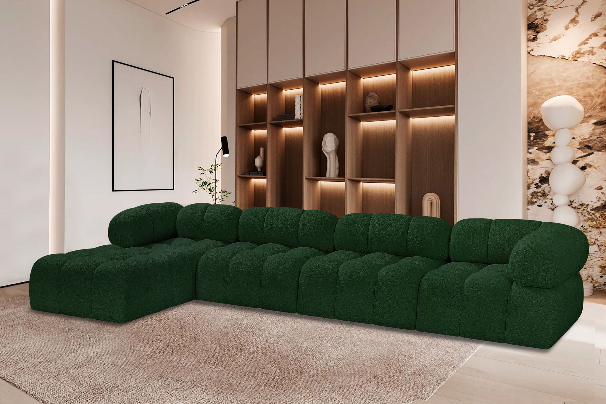 Ames - 5 Piece Fabric Modular Sectional - Urban Living Furniture (Los Angeles, CA)