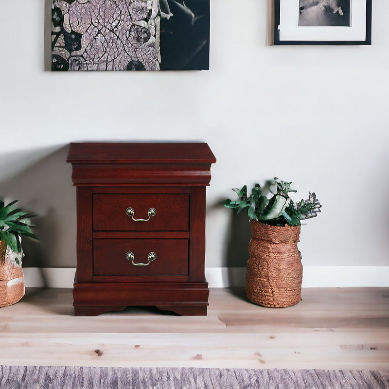 Louis Philippe - Nightstand - Cherry - Urban Living Furniture (Los Angeles, CA)