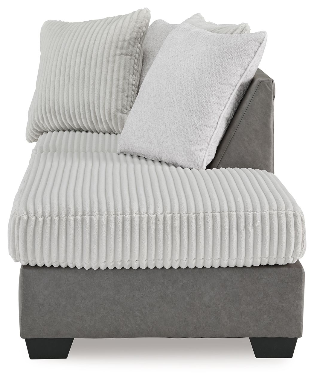 Clairette Court - Alloy - Raf Corner Chaise - Urban Living Furniture (Los Angeles, CA)