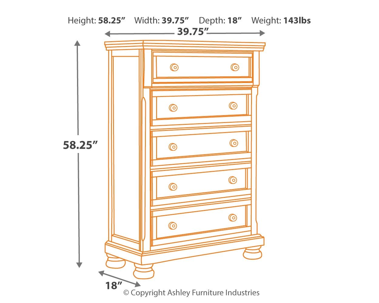 Porter - Rustic Brown - Chest - Urban Living Furniture (Los Angeles, CA)