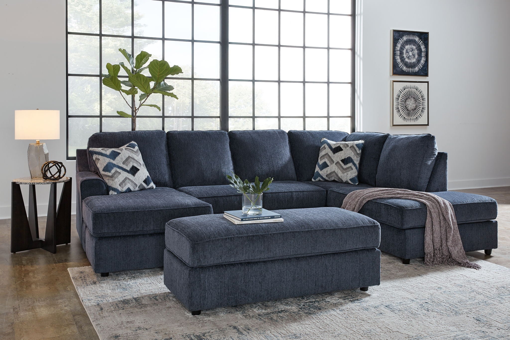 Albar Place - Sectional With Ottoman - Urban Living Furniture (Los Angeles, CA)