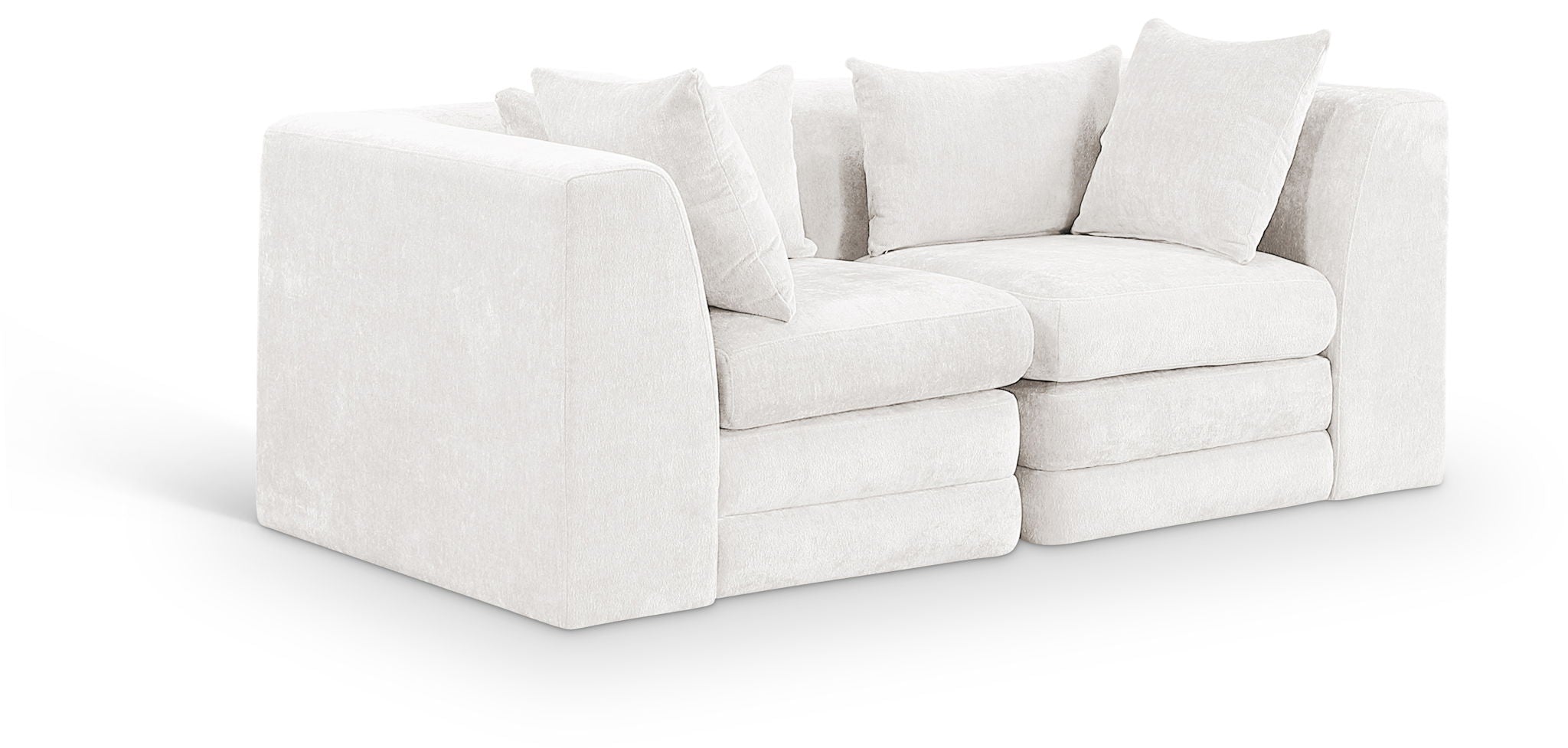 Stellar - 2 Piece 76" Upholstered Modular Loveseat - Urban Living Furniture (Los Angeles, CA)