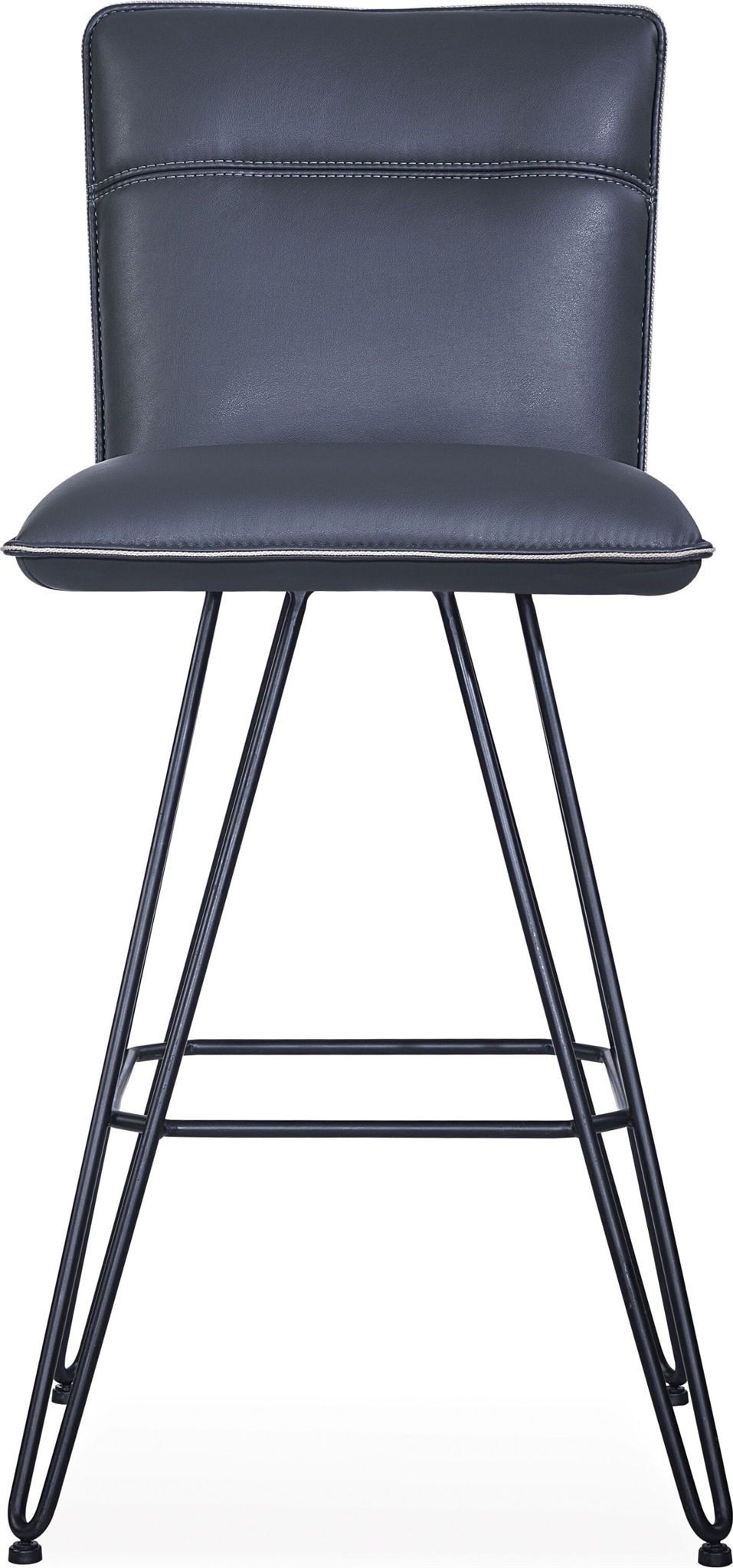 Crossroads - Demi Hairpin Leg Swivel Bar Stool (Set of 2)