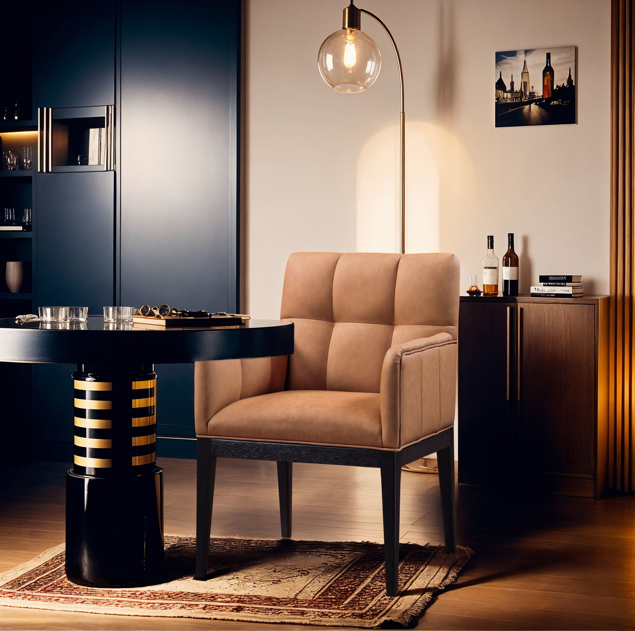 Adrian - Dining Arm Chair (Set of 2) - Black Legs - Urban Living Furniture (Los Angeles, CA)