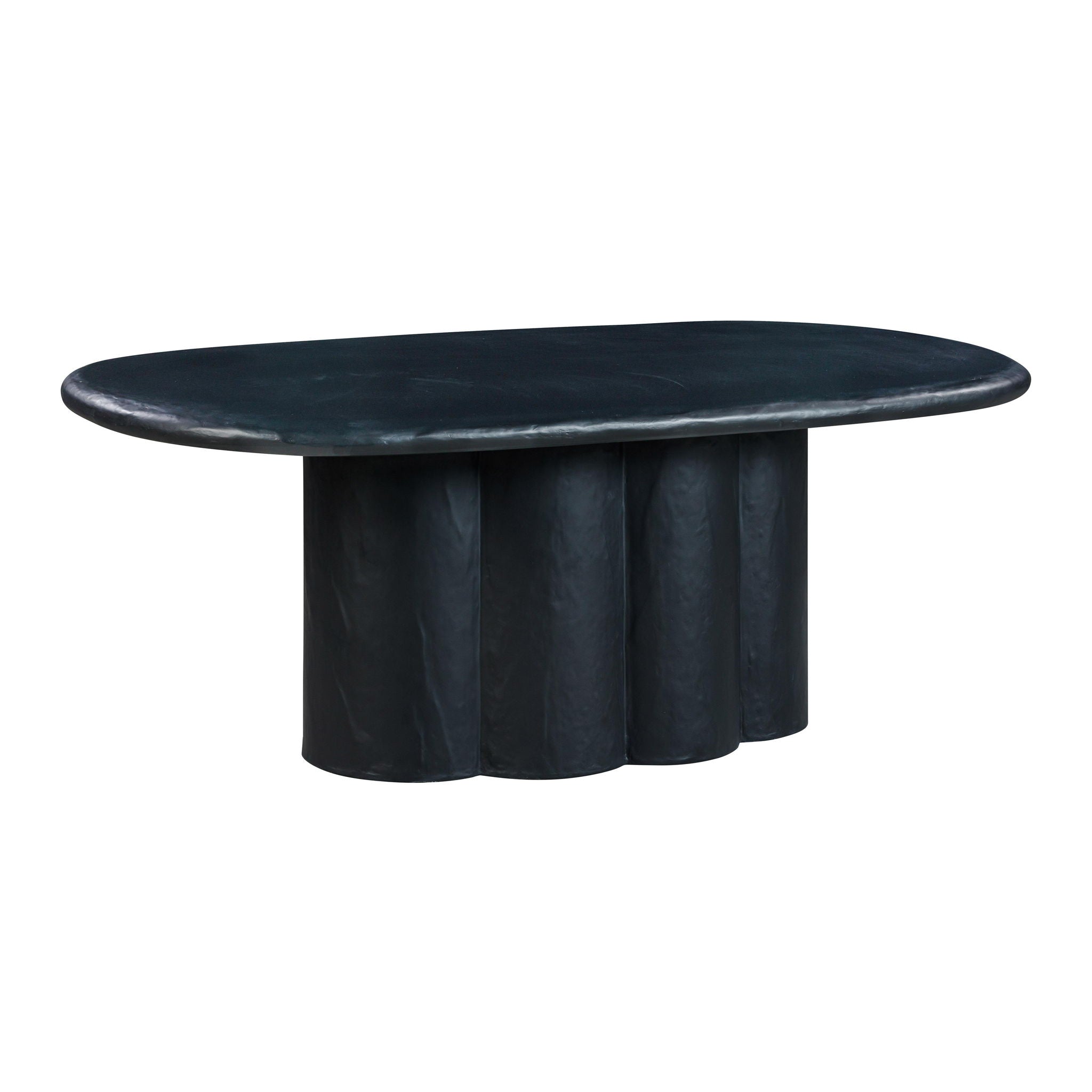 Elika - Faux Plaster Oval Dining Table - Urban Living Furniture (Los Angeles, CA)