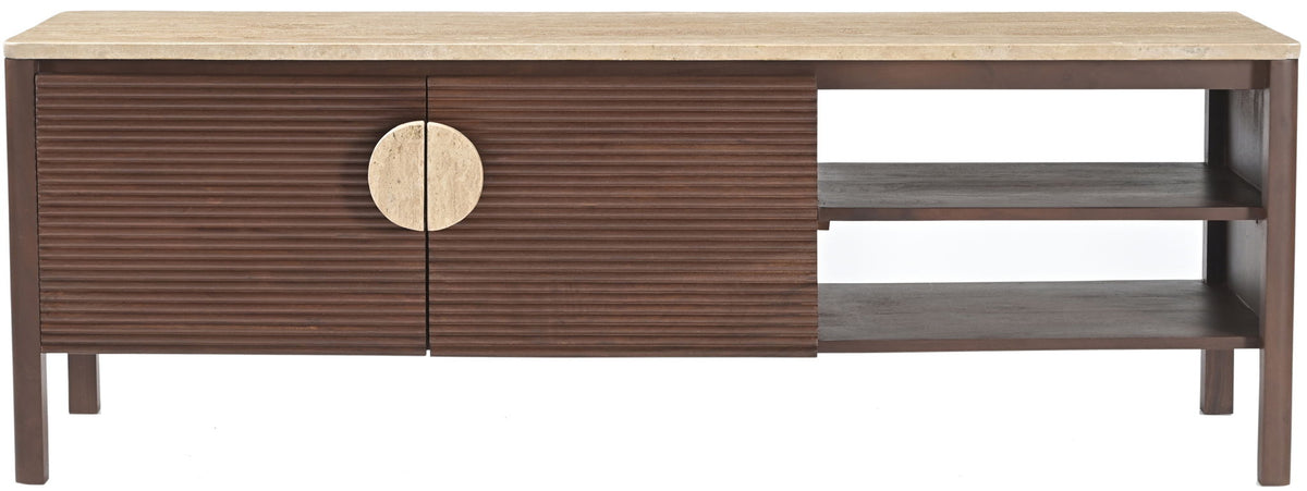 Varenna - 57.25" Acacia Wood Media Console