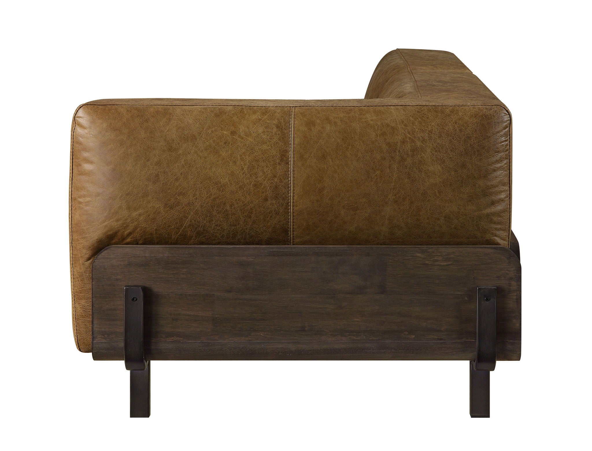 Blanca - Sofa - Chestnut Top Grain Leather & Rustic Oak - Urban Living Furniture (Los Angeles, CA)