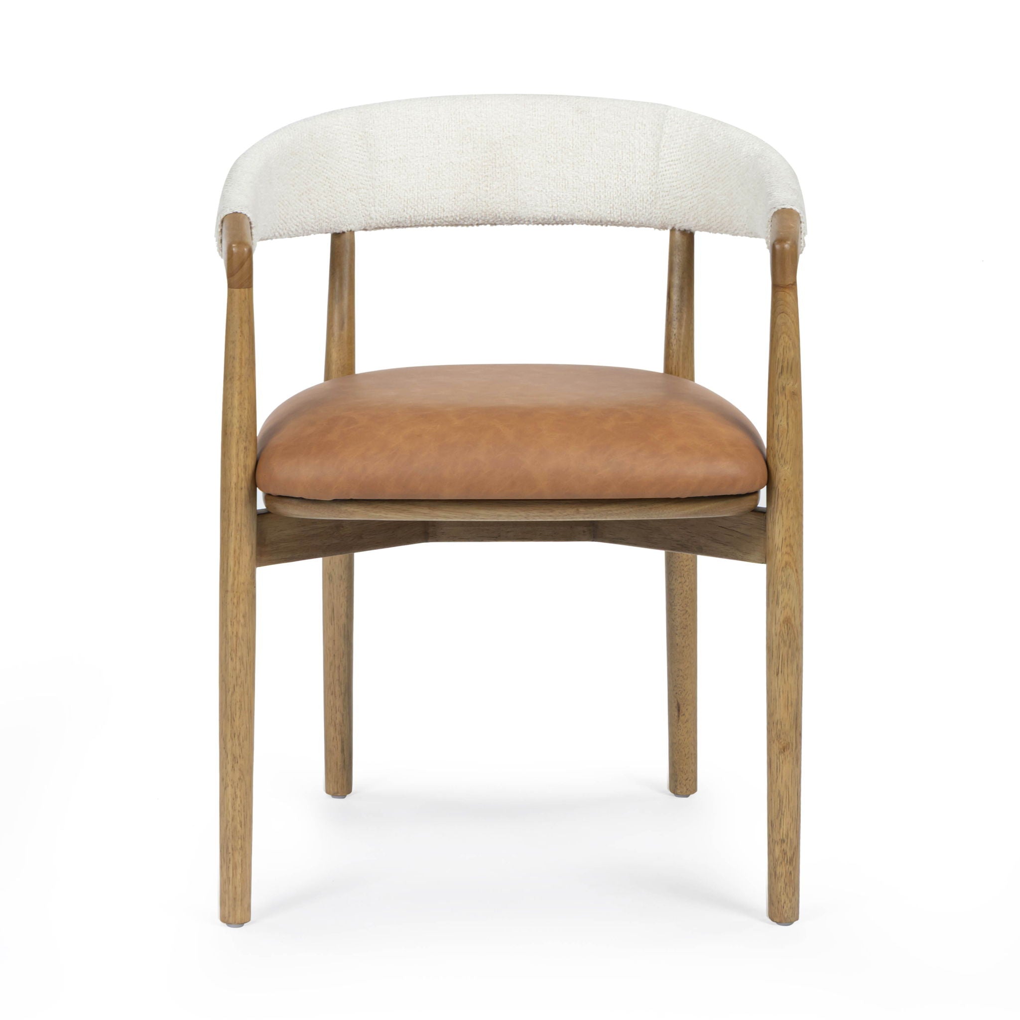 Vina - Dining Chair - Cognac / Cream - Urban Living Furniture (Los Angeles, CA)
