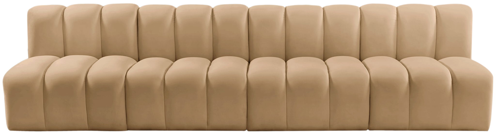 Arc - Velvet 4 Seats Modular Sofa - Urban Living Furniture (Los Angeles, CA)