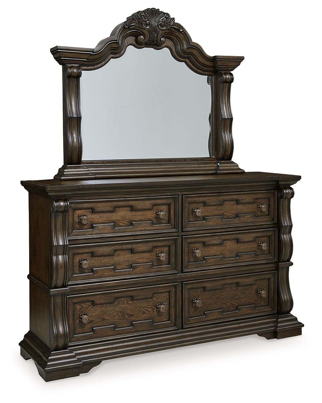 Maylee - Dark Brown - Dresser And Mirror - Urban Living Furniture (Los Angeles, CA)