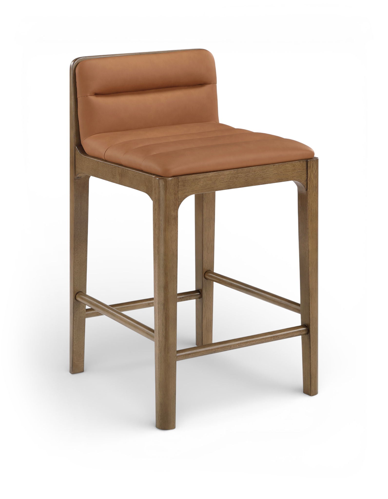 Ellis - Vegan Leather Upholstered Counter Stool (Set of 2) - Brown Base - Urban Living Furniture (Los Angeles, CA)