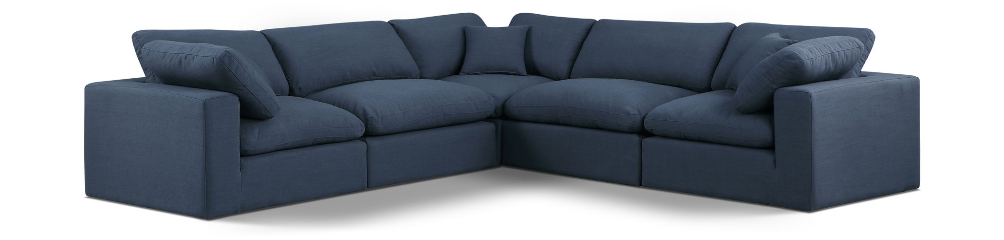 Comfy - 5 Piece Linen Modular Corner Sectional - Urban Living Furniture (Los Angeles, CA)