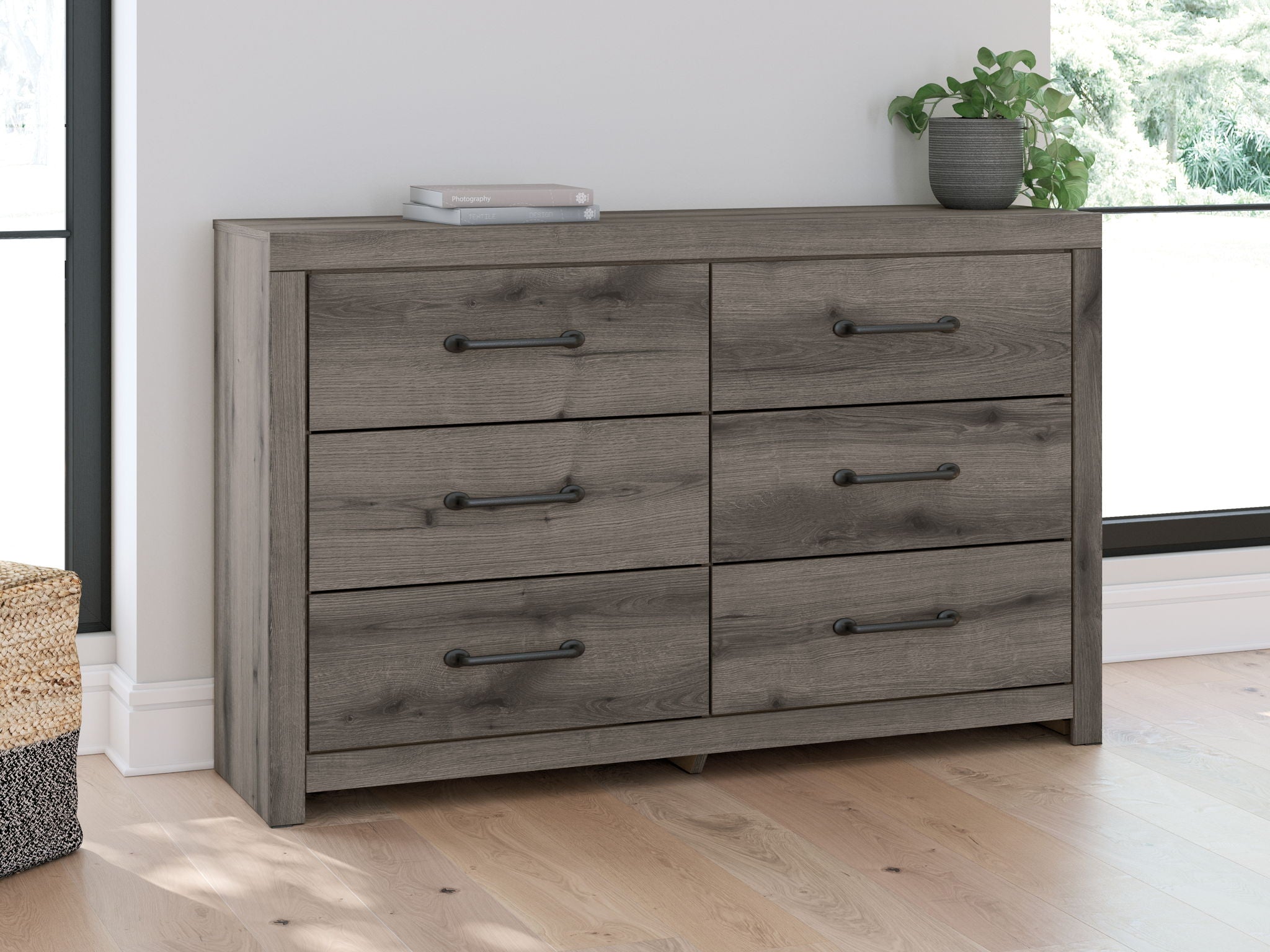 Graystorm - Brown Gray - Six Drawer Dresser - Urban Living Furniture (Los Angeles, CA)