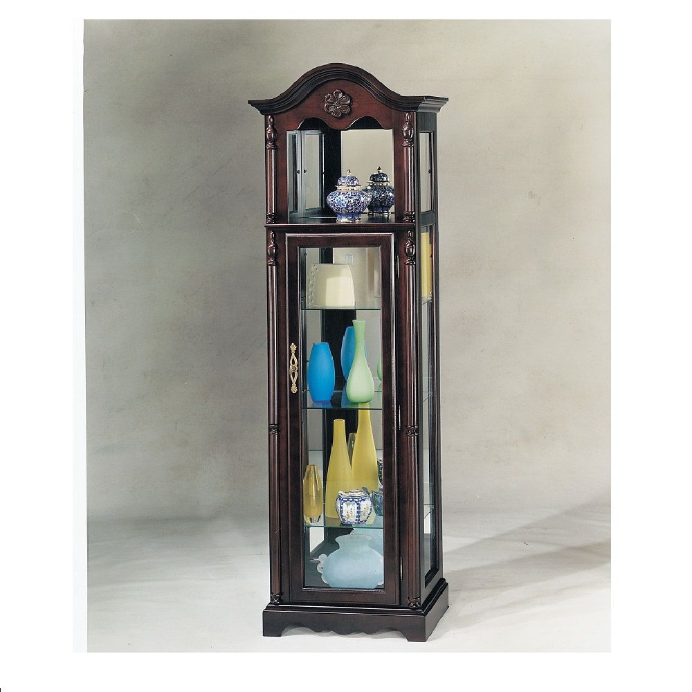 Lindsey - Curio Cabinet - Cherry - Urban Living Furniture (Los Angeles, CA)