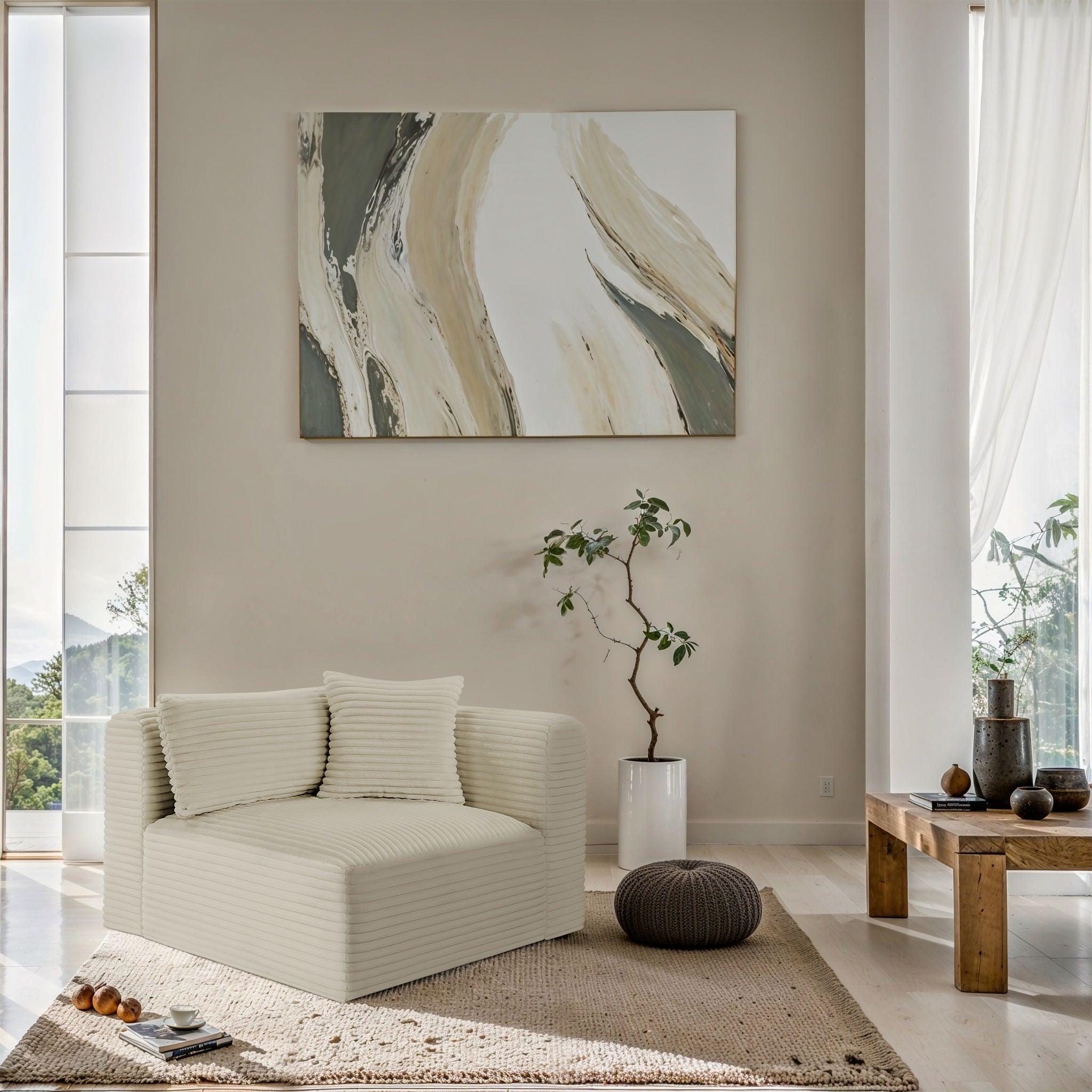 Shaggy - Corner Chair - Urban Living Furniture (Los Angeles, CA)