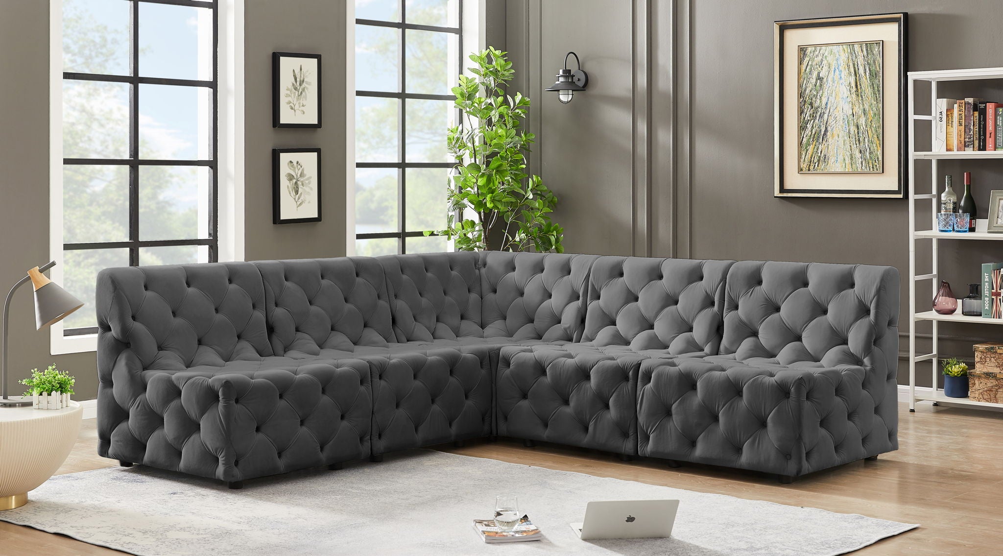 Tuft - 5 Piece Modular Sectional - Urban Living Furniture (Los Angeles, CA)