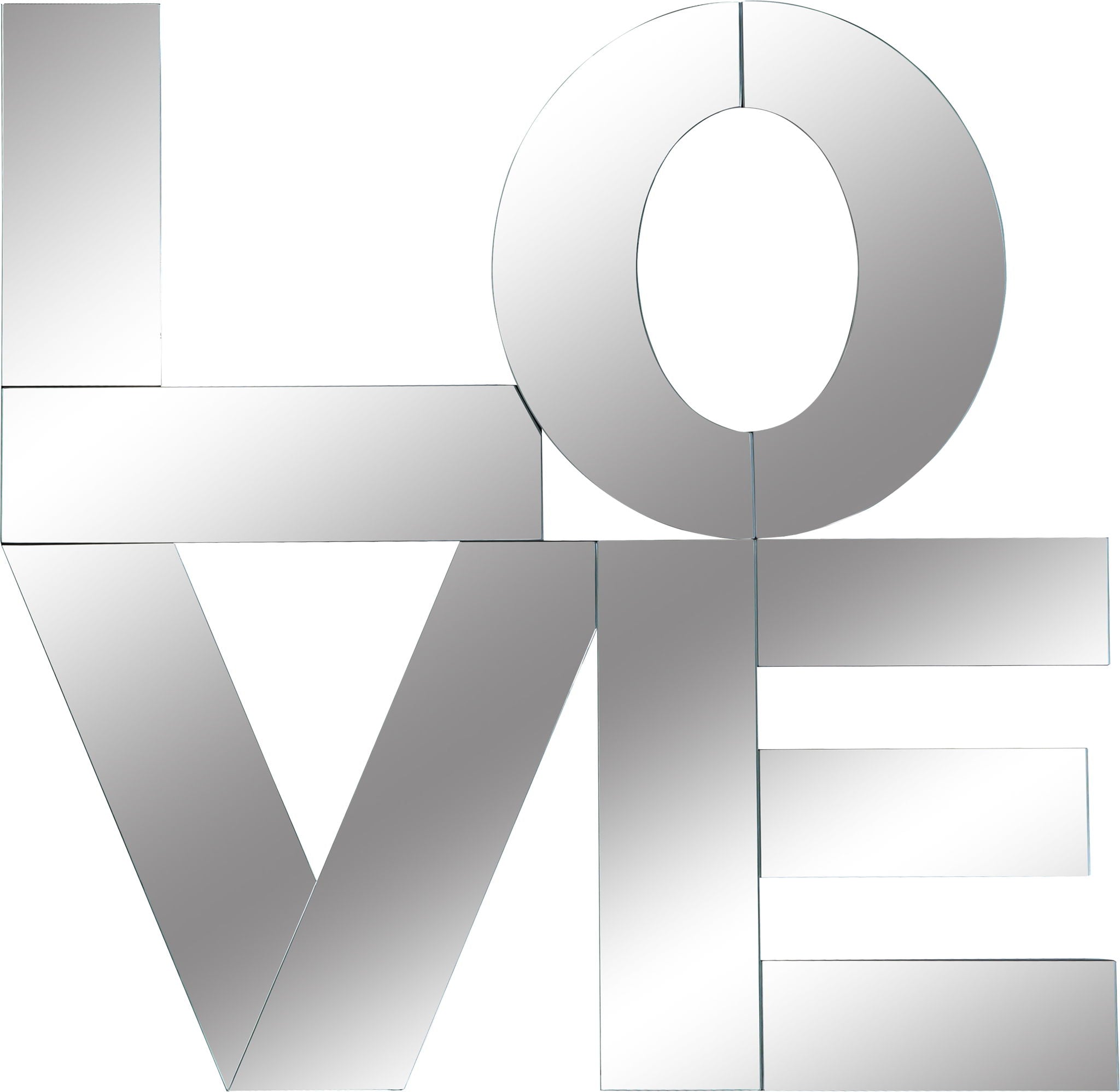 Love - Mirror - Pearl Silver