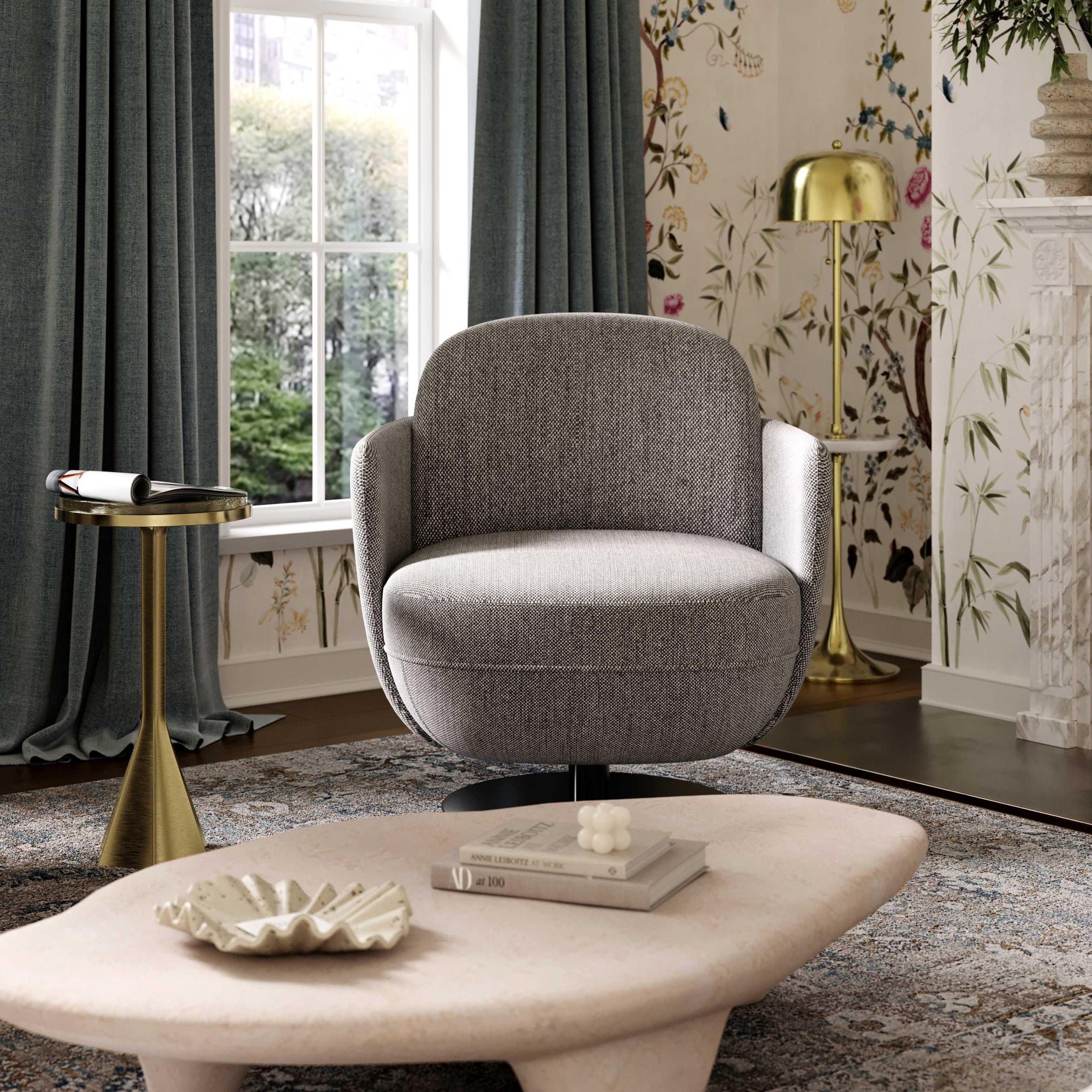 Solange - Swivel Chair - Urban Living Furniture (Los Angeles, CA)