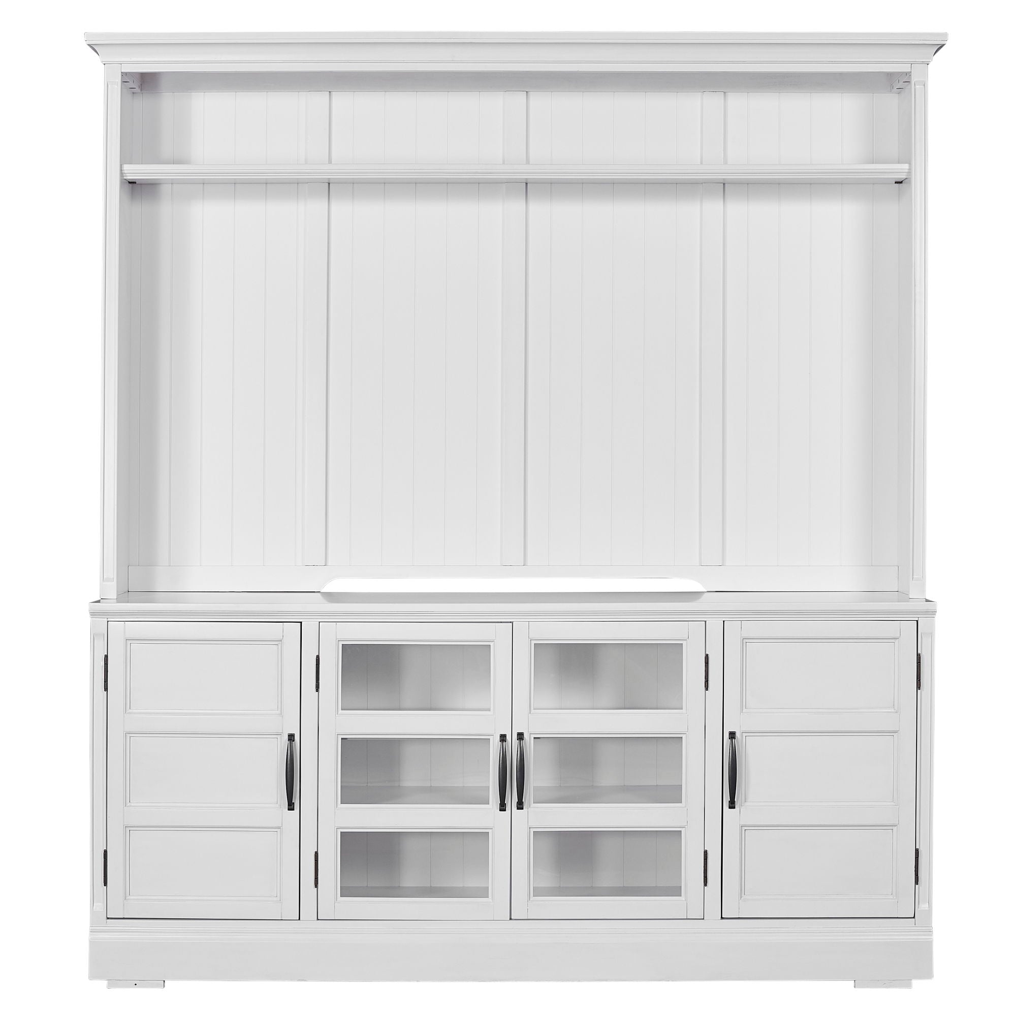 Shoreham - 76" TV Console With Hutch - Effortless White - Urban Living Furniture (Los Angeles, CA)