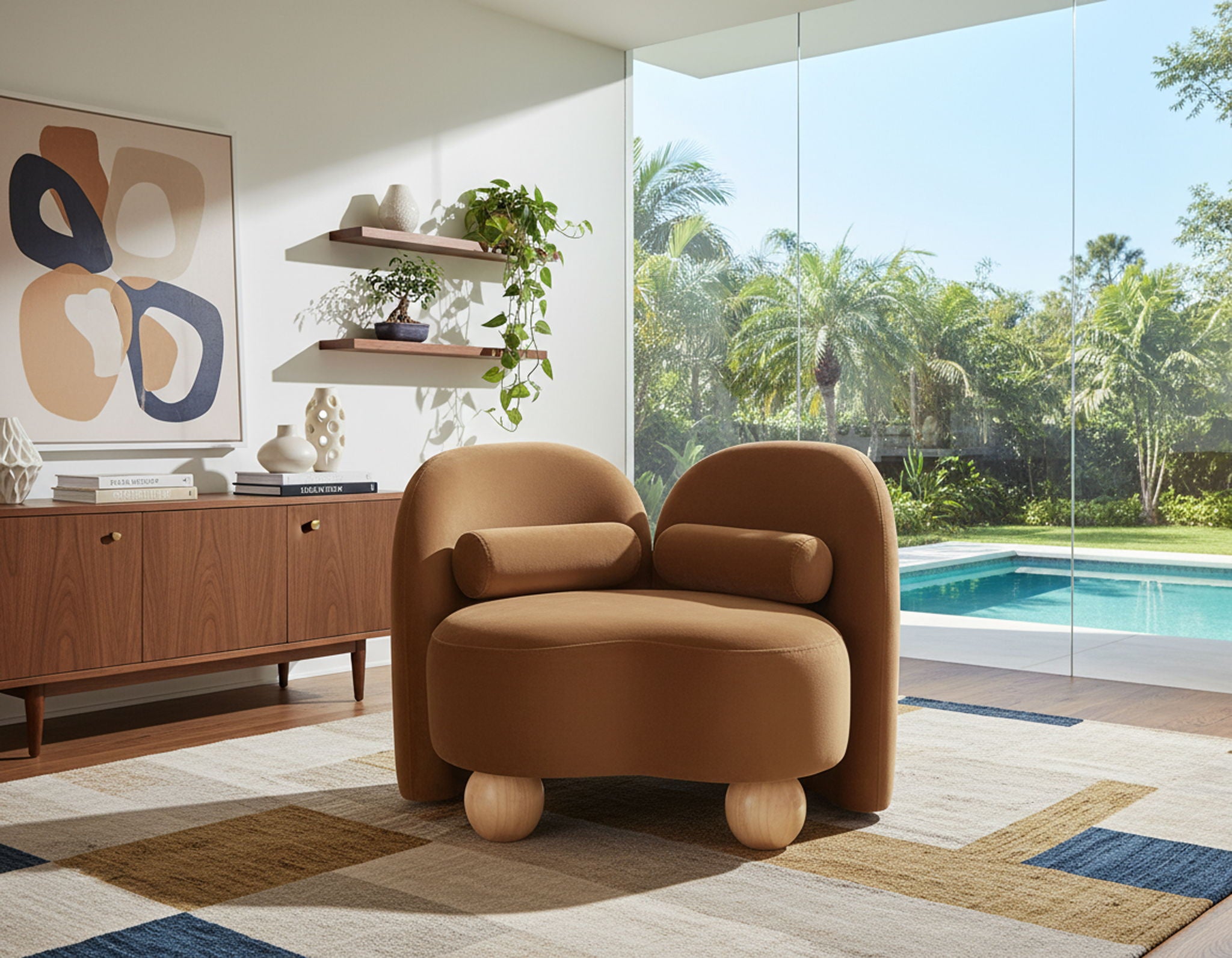 Daphne - Velvet Chair - Urban Living Furniture (Los Angeles, CA)