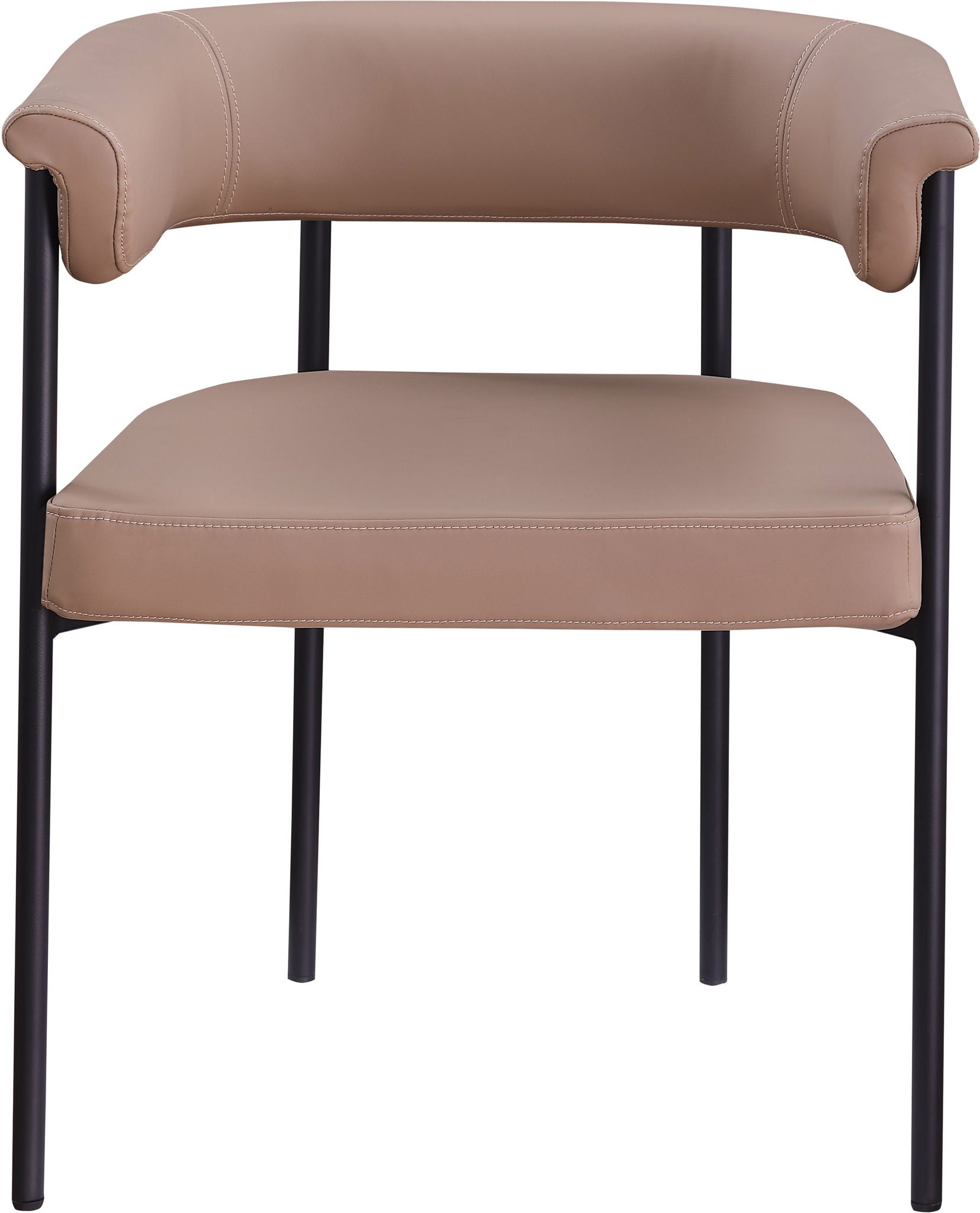 Malin - Faux Leather Dining Chair (Set of 2) - Tan - Urban Living Furniture (Los Angeles, CA)