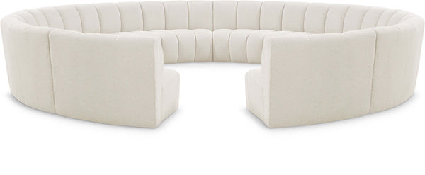 Infinity - 12 Piece Modular Sectional - Cream