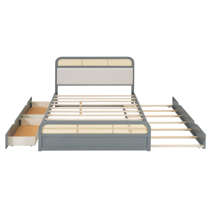 Platform Bed With Trundle And 2 Drawers - Urban Living Furniture (Los Angeles, CA)