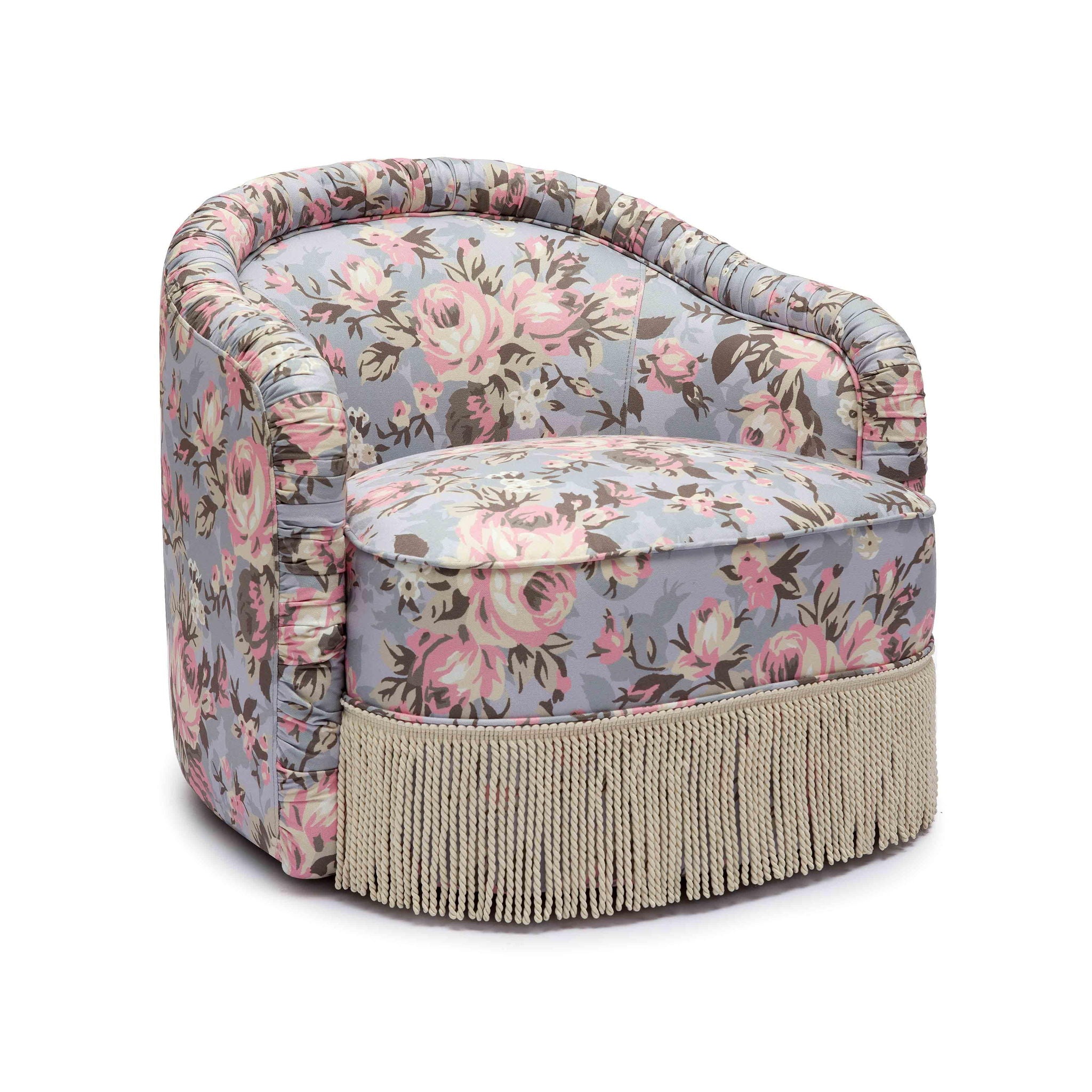 Pamela - Boucle Tassel Lounge Chair - Urban Living Furniture (Los Angeles, CA)