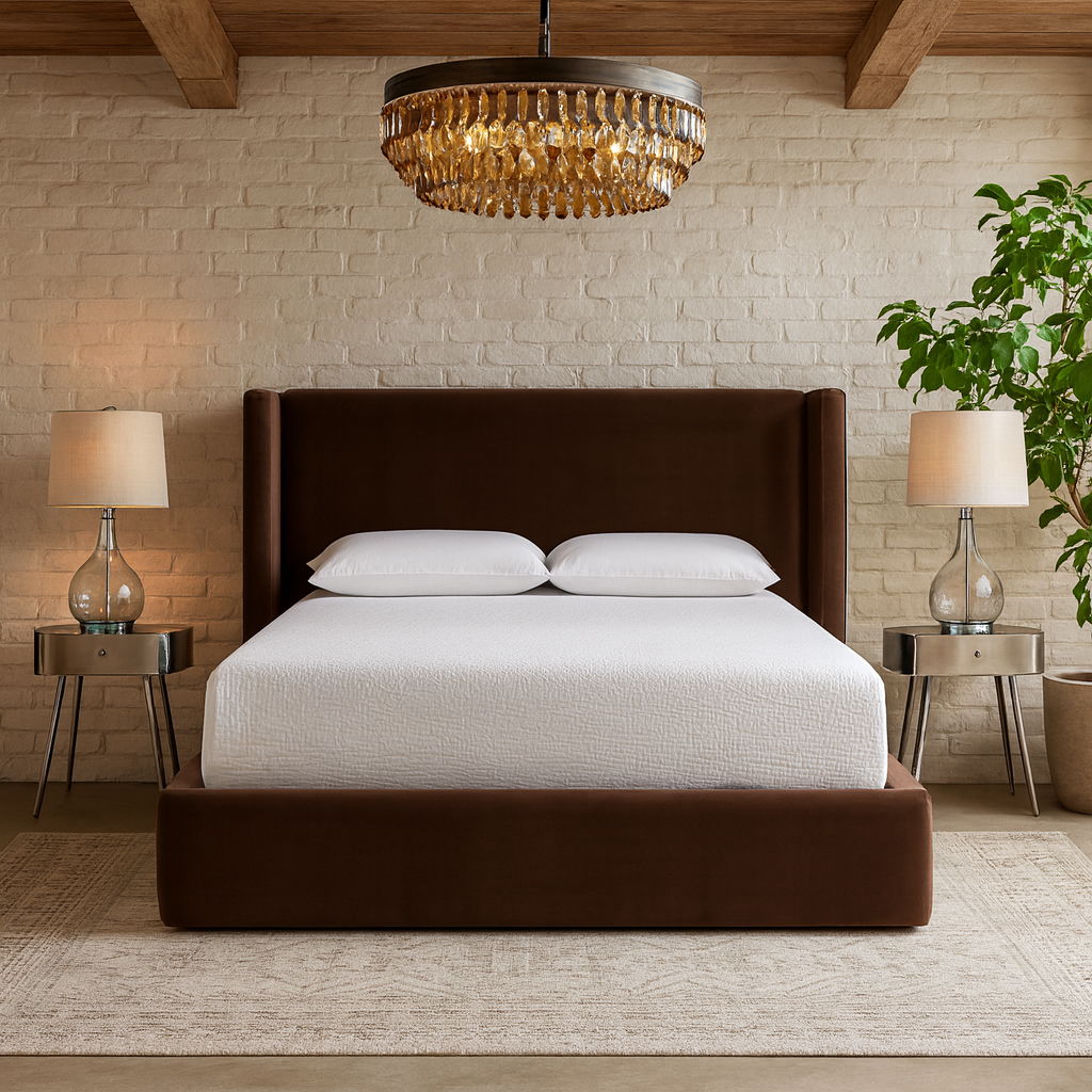 Kendall - Velvet Upholstered Bed - Urban Living Furniture (Los Angeles, CA)