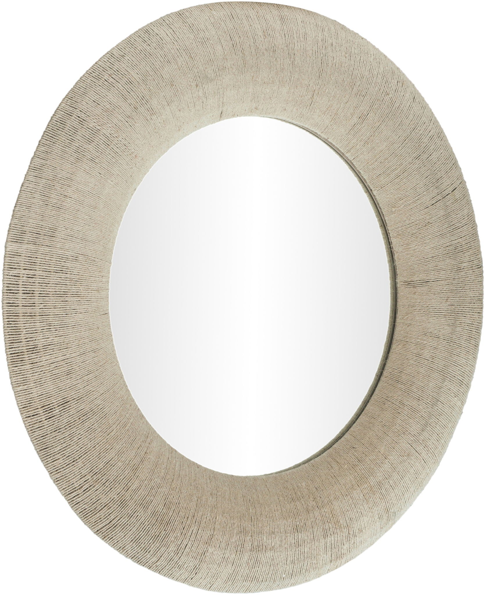 Meadow - Round Jute Rope Framed Mirror - Urban Living Furniture (Los Angeles, CA)
