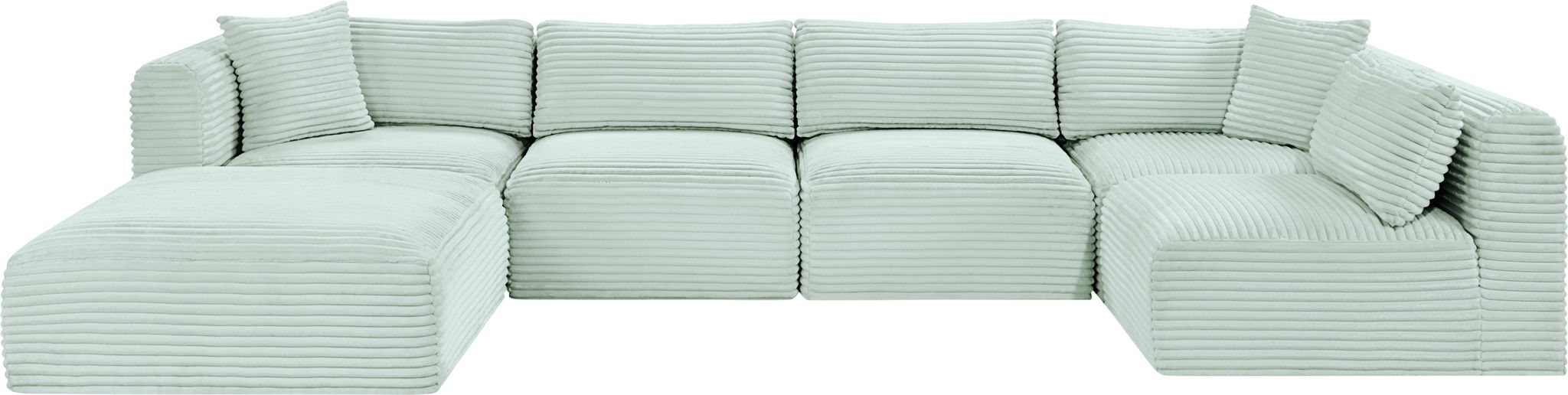 Shaggy - 6 Piece Modular U-Shaped Sectional - Urban Living Furniture (Los Angeles, CA)