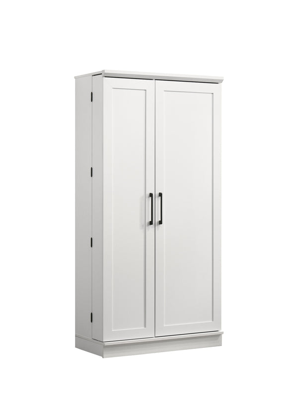 Lincoln - Storage Cabinet With Swing Out Storage Door - White - Urban Living Furniture (Los Angeles, CA)