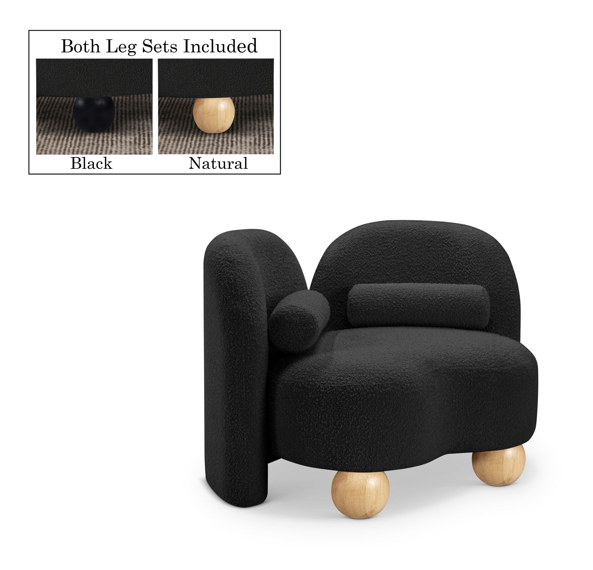 Daphne - Boucle Chair - Urban Living Furniture (Los Angeles, CA)