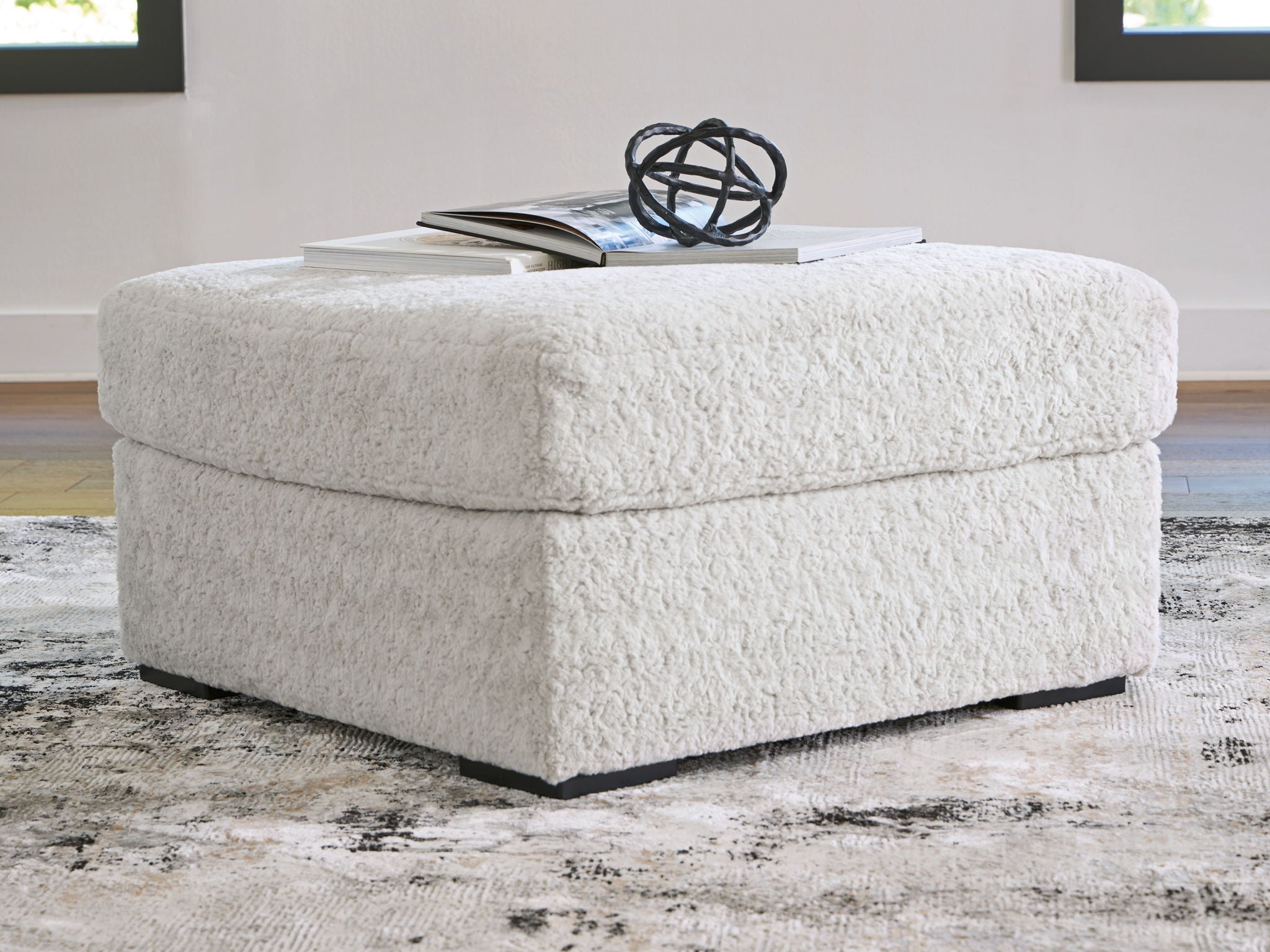Cuddle Plush - Arctic - Oversized Accent Ottoman - Urban Living Furniture (Los Angeles, CA)