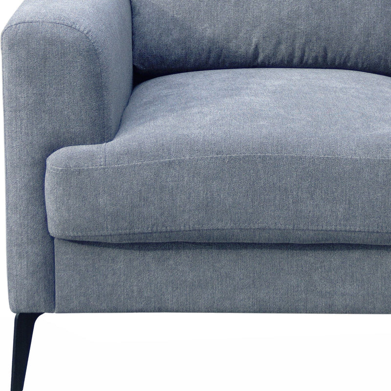 Jackson - Chenille Loveseat With Black Metal Legs - Urban Living Furniture (Los Angeles, CA)