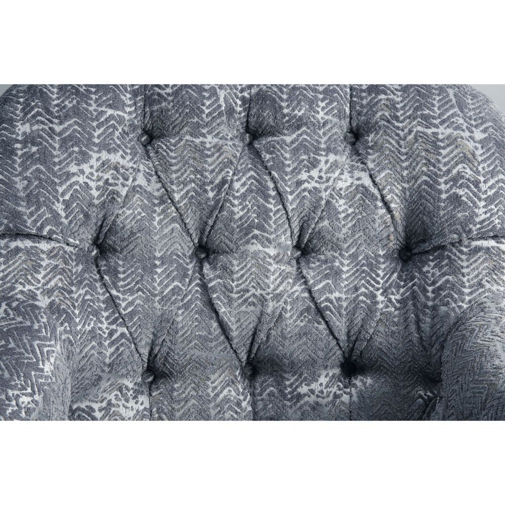 Gaura - Chair - Pattern Gray Velvet - Urban Living Furniture (Los Angeles, CA)