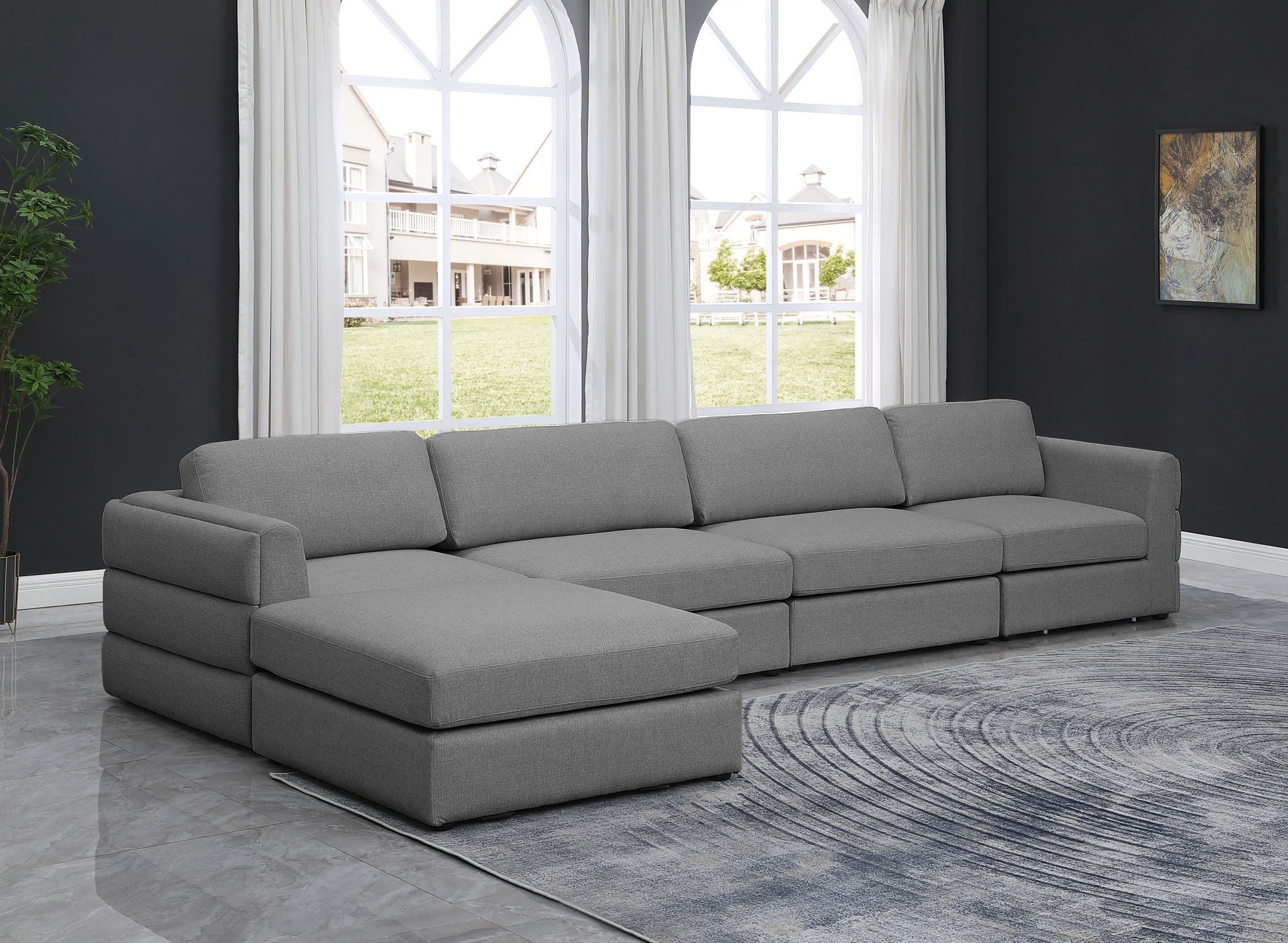 Beckham - 5 Piece Modular L-Shaped Sectional - Urban Living Furniture (Los Angeles, CA)