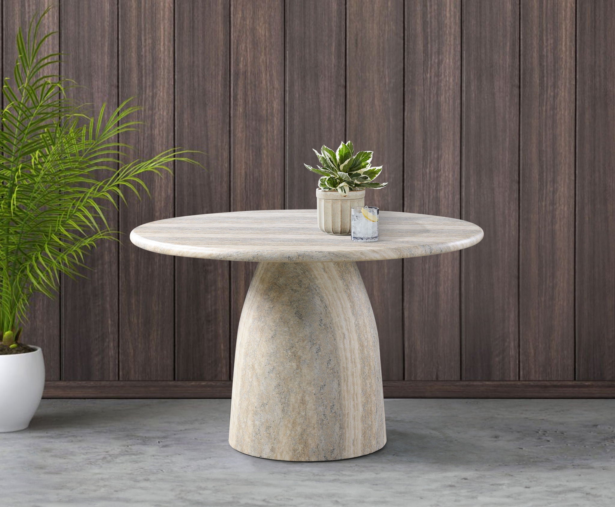 Cosenza - Round Concrete Dining Table - Urban Living Furniture (Los Angeles, CA)