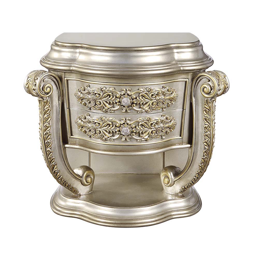 Danae - Nightstand - Champagne & Gold Finish - Urban Living Furniture (Los Angeles, CA)