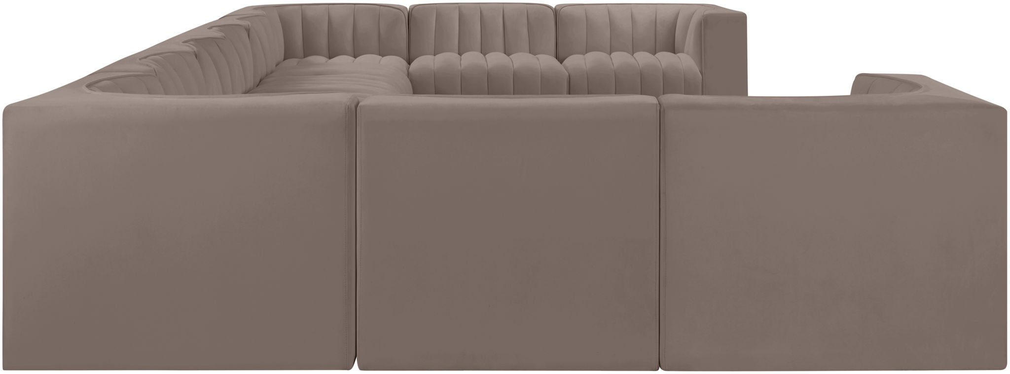 Rummi - Velvet Performance Fabric Upholstered 10 Piece Modular Sectional - Urban Living Furniture (Los Angeles, CA)