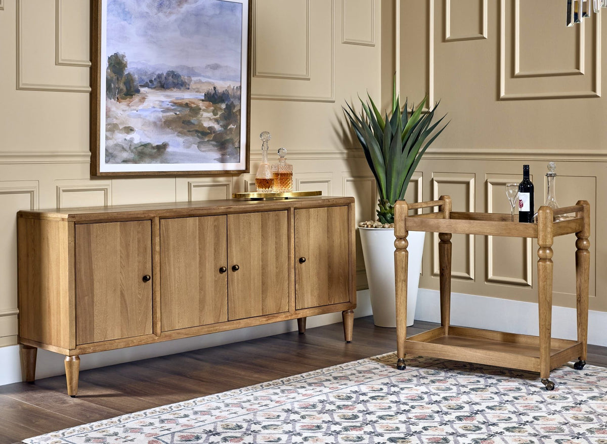Langley - Bar Cart - Cabin Glow